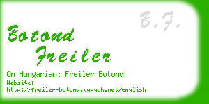 botond freiler business card